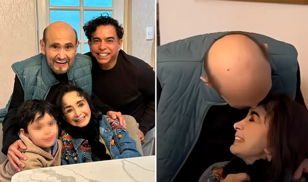 El conmovedor reencuentro entre Édgar Vivar y 'La Chilindrina' en la casa de Ernesto Pimentel: comparten emotivo video. Foto: Composición LR/Instagram