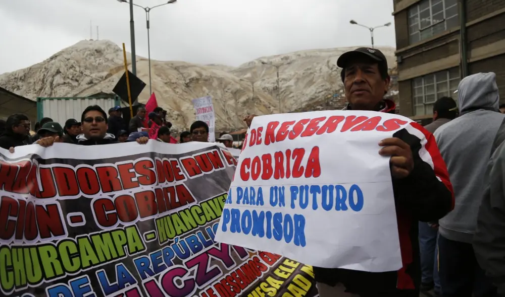 Los extrabajadores de Doe Run evalúan la convocatoria a protestas en caso se confirme la designación de Alva Legal como liquidador. Foto: Archivo LR