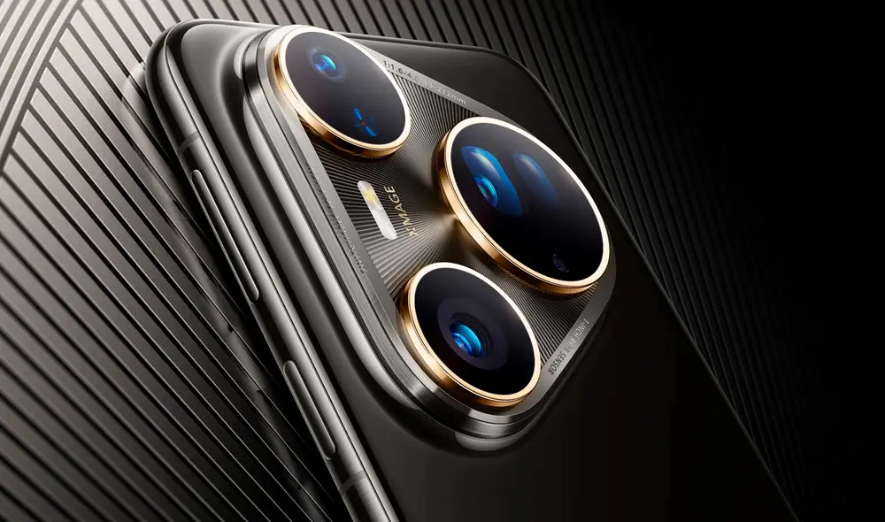 Módulo fotográfico del Huawei Pura 80 Ultra. Módulo fotográfico del Huawei Pura 80 Ultra.