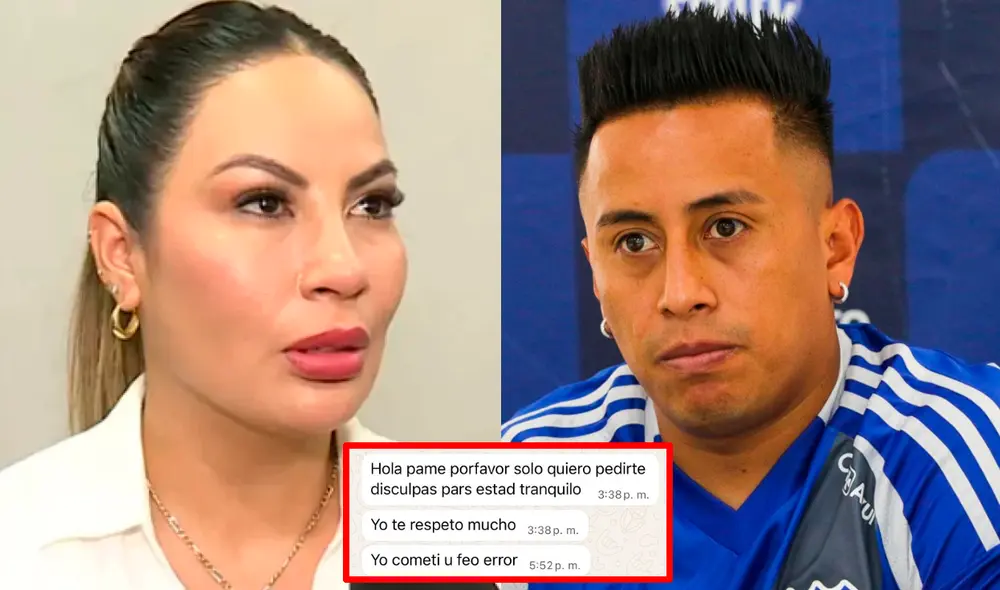 Pamela López le pide a Cueva que respete a Pamela Franco. Fotos: difusión