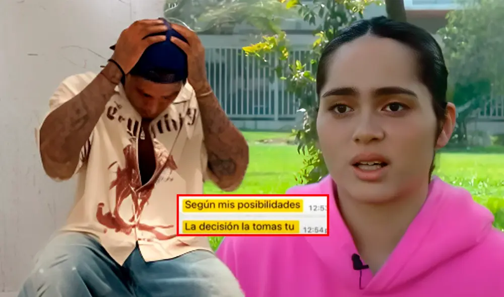Filtran chats de exchico reality Chevy donde manipula a la madre de su hija recién nacida. Foto: Composición LR/Instagram/captura YouTube