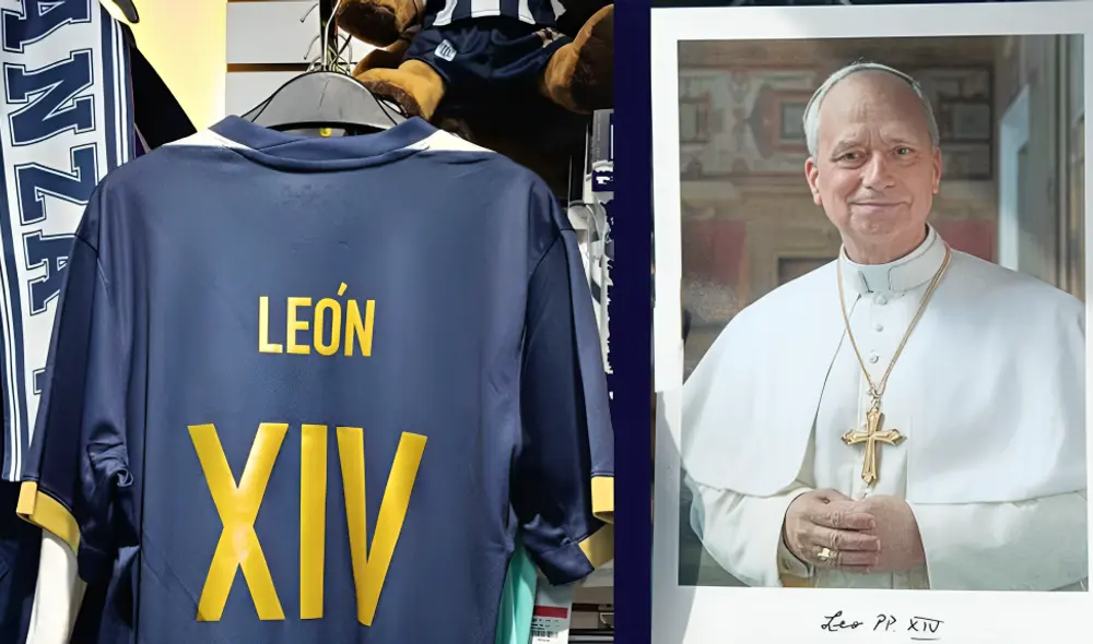 La Tienda 1901 envió una camiseta personalizada al Papa León XIV.