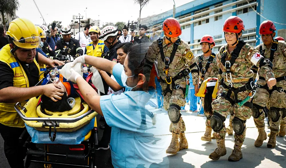 El simulacro evaluará los protocolos de evacuación, puntos de encuentro y rutas seguras ante un sismo. Foto: Gerson Cardoso/LR/Andina