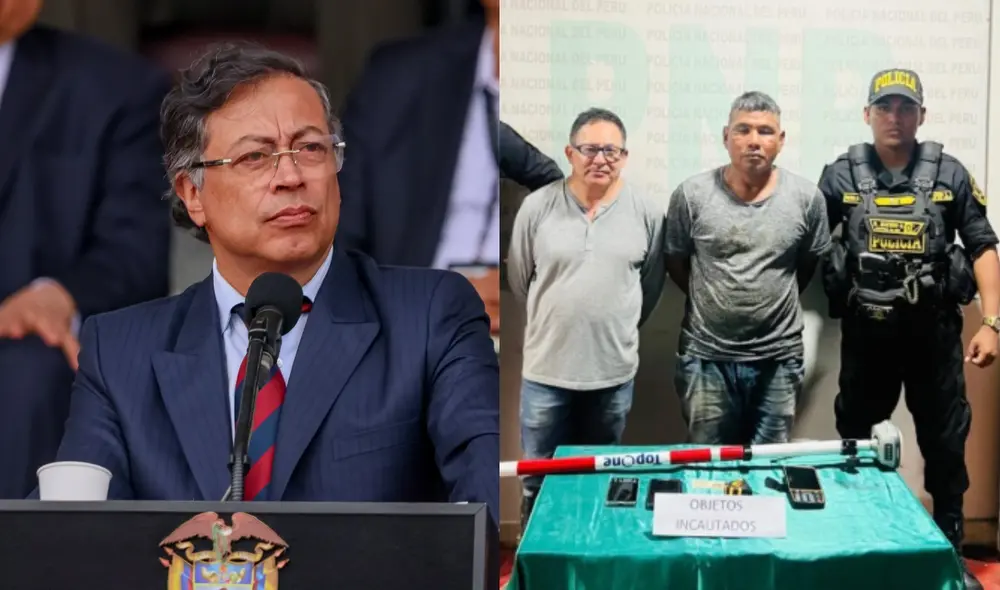 El presidente de Colombia se pronunció sobre la detención de topógrafos en Colombia. Foto: composición LR.