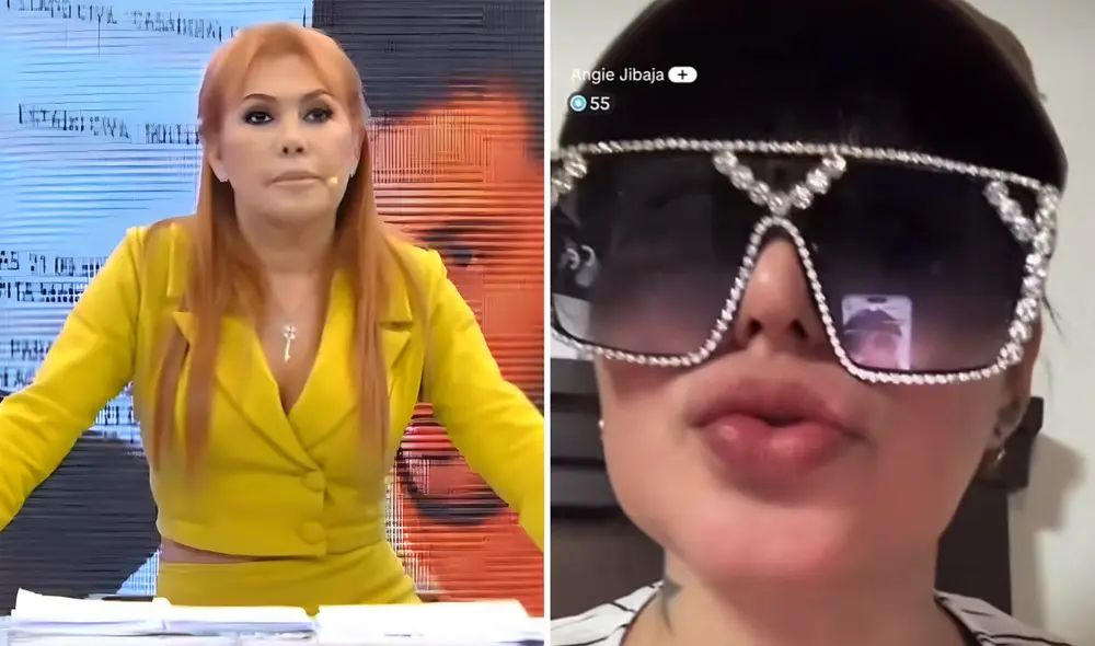 Magaly Medina responde a Angie Gibaja ante amenaza de demanda.