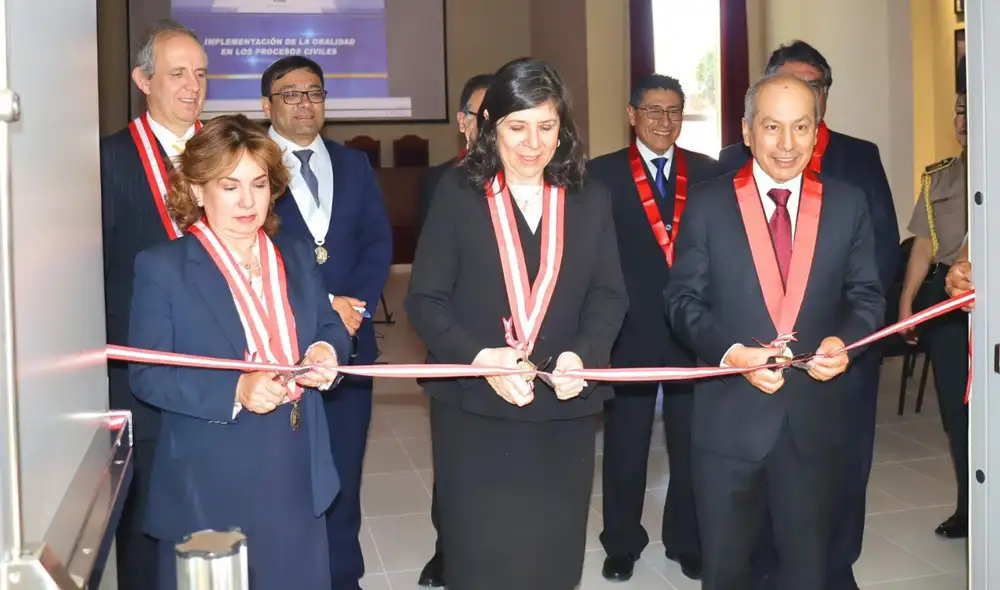 El acto de inauguración contó con la presencia de destacadas autoridades judiciales. Fuente: Difusión. El acto de inauguración contó con la presencia de destacadas autoridades judiciales. Fuente: Difusión.