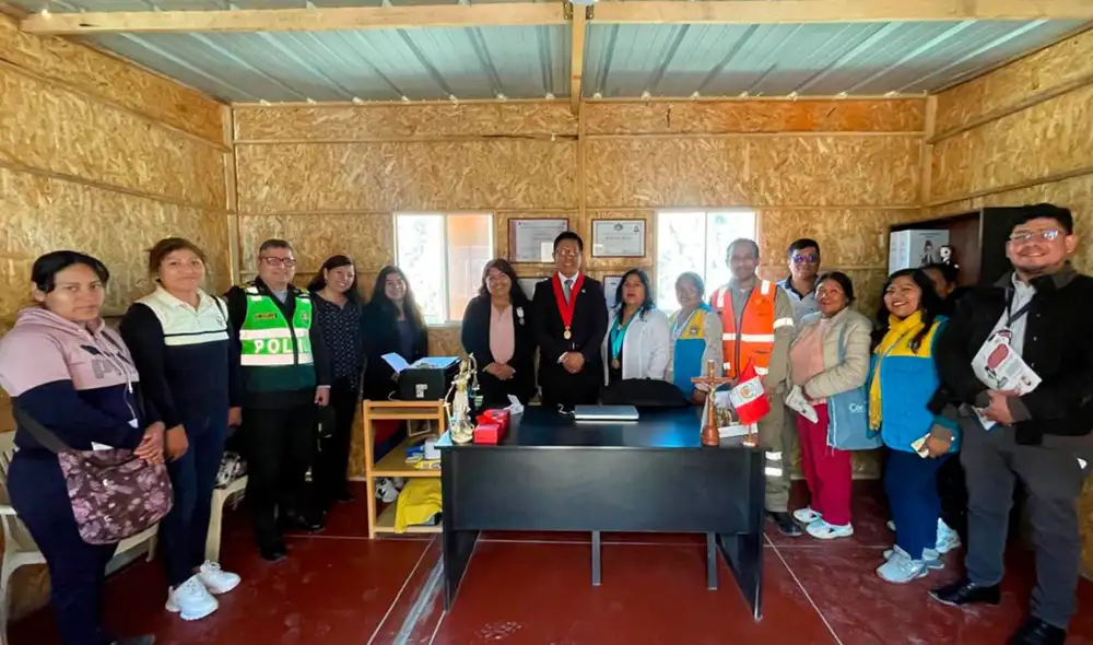 Las autoridades locales reafirmaron su compromiso de apoyo al sistema judicial. Fuente: Difusión.