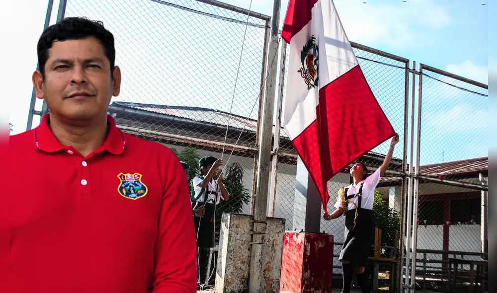 Director del colegio en Santa Rosa declara que la institución busca el encuentro intercultural. Foto: Minedu.