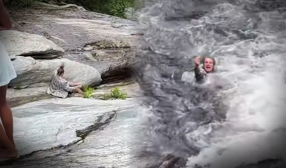 El desinteresado acto de amistad, en realidad sería una escena planificada, debido a que los involucrados son expertos en parkour El desinteresado acto de amistad, en realidad sería una escena planificada, debido a que los involucrados son expertos en parkour
