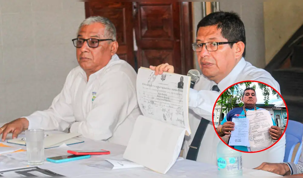UGEL Loreto NATA indica que hay irregularidades en la documentación del docente César Arirúa. Foto: Composición LR /Yazmín Araujo, La República /Cortesía