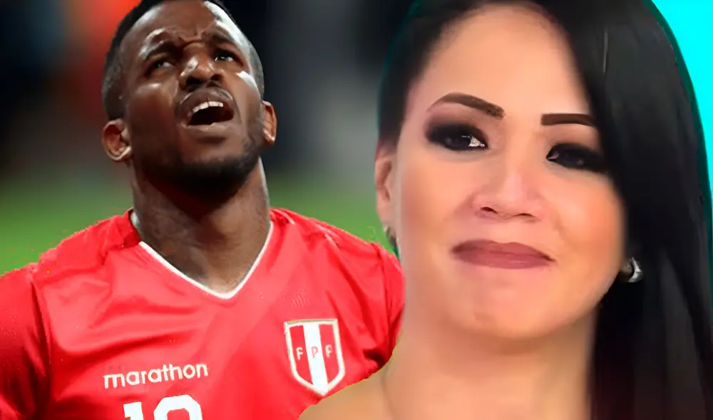 Melissa Klug enfrentada a Jefferson Farfán. Foto: Composición LR/Captura/YouTube