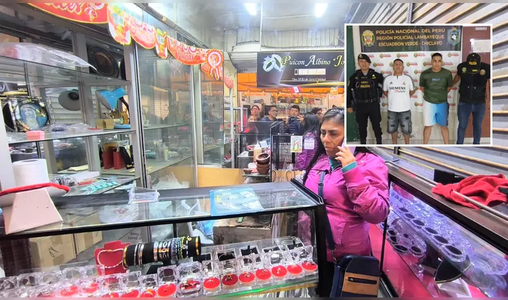 Los delincuentes formarían parte de la banda 'Los Babys Malacos' y habrían participado en el robo de alhajas de oro valorizadas en más de 25 mil soles, según la PNP. Foto: Composición LR /Emmanuel Moreno, La República /PNP Los delincuentes formarían parte de la banda 'Los Babys Malacos' y habrían participado en el robo de alhajas de oro valorizadas en más de 25 mil soles, según la PNP. Foto: Composición LR /Emmanuel Moreno, La República /PNP