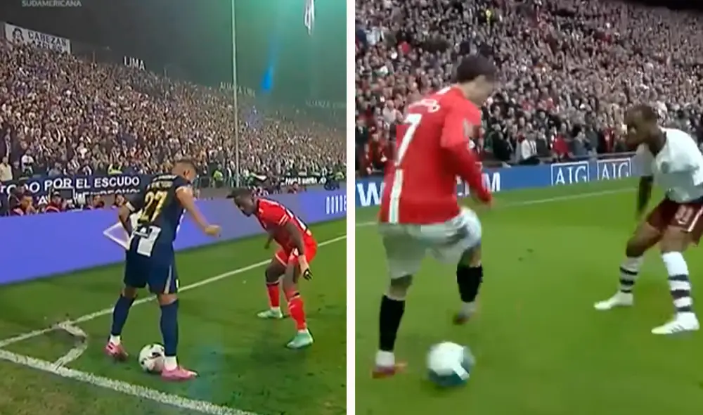 Kevin Quevedo se lució con una jugada similar a Cristiano Ronaldo en el triunfo de Alianza Lima. Foto: composición LR/Conmebol