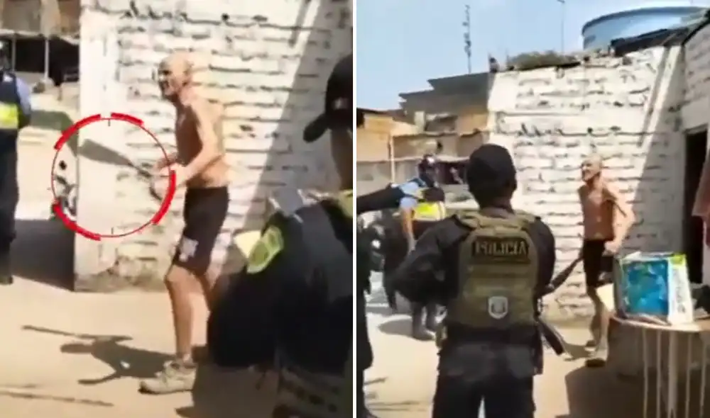 Finalmente, los policías logró capturarlo y trasladarlo a la comisaría de Casma. Finalmente, los policías logró capturarlo y trasladarlo a la comisaría de Casma.