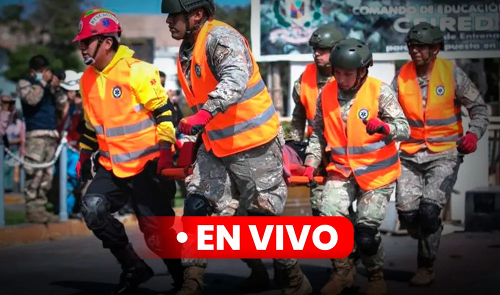 Simulacro Multipeligro 2025 hoy en Lima y regiones. Foto: Composición LR