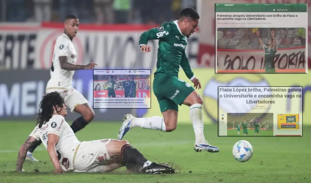 Medios de comunicación lapidan a la 'U' por la humillante goleada. Foto: Lr/Conmebol Medios de comunicación lapidan a la 'U' por la humillante goleada. Foto: Lr/Conmebol