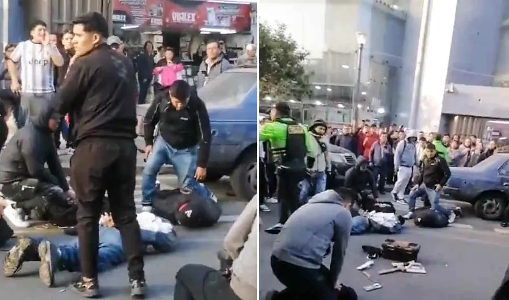 Capturan a 5 personas tras intento de asalto en Centro de Lima