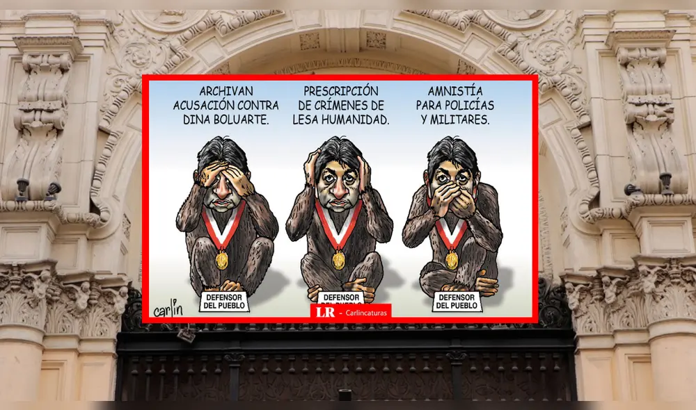 Carlincatura retrata la impunidad que favorece al poder. Foto: composición LR Carlincatura retrata la impunidad que favorece al poder. Foto: composición LR