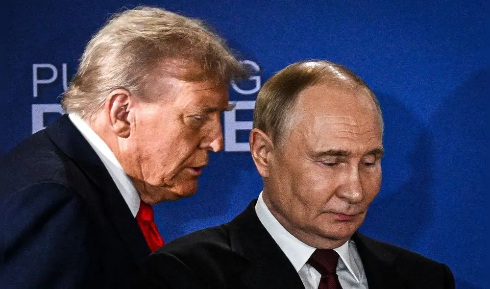 Ambos mandatarios coincidieron en la necesidad de alcanzar un Acuerdo de Paz. Foto: Composición LR/AFP.