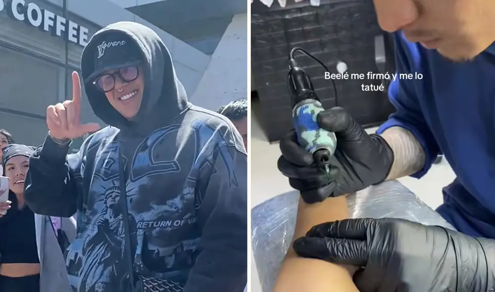 Una fan peruana llevó su admiración por Beéle al extremo.