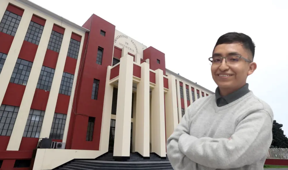 Alexander Jhon Mallqui Peceros es un ingeniero de la UNI de 25 años que se graduó entre los primeros puestos de su universidad.