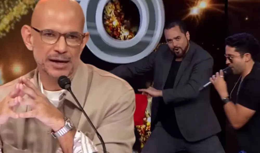 Ricardo Morán se mostró divertido al inicio de la intervención de Franco Cabrera, pero rápidamente cambió de tono en 'Yo soy'. Ricardo Morán se mostró divertido al inicio de la intervención de Franco Cabrera, pero rápidamente cambió de tono en 'Yo soy'.