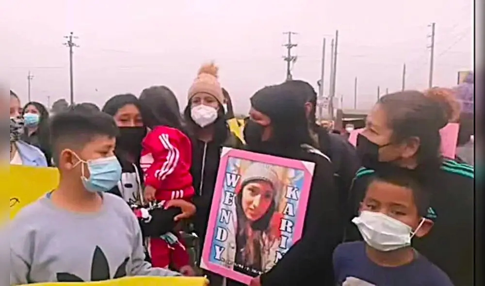 Familiares de la víctima de feminicidio en Mala exigen justicia.