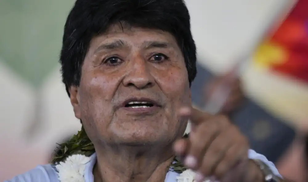 Evo Morales emitió su voto y evitó dar declaraciones a la prensa. Foto: Difusión
