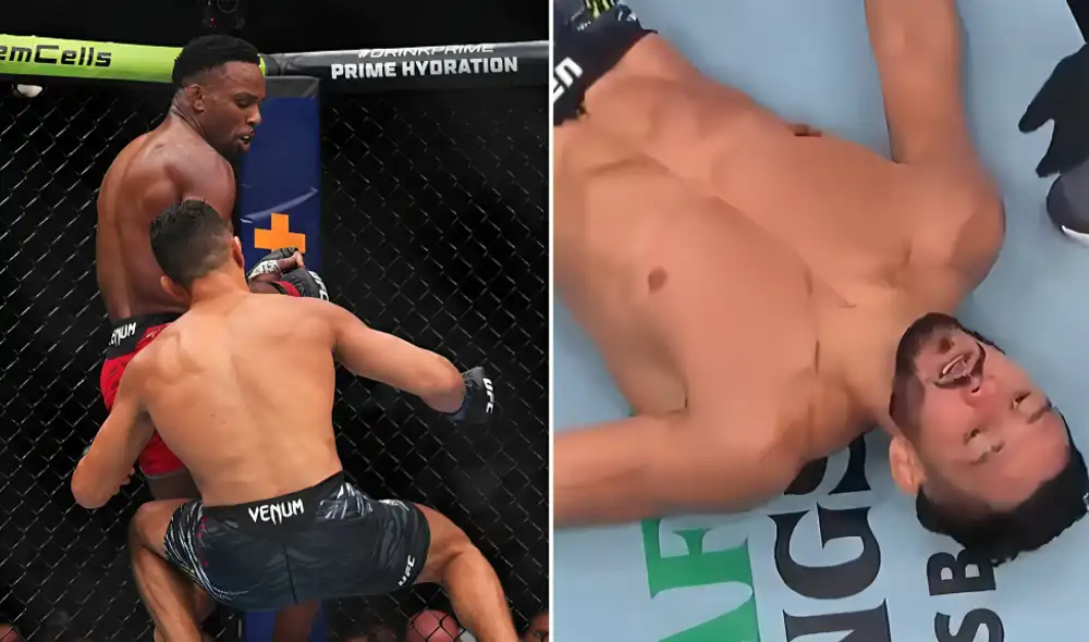 Aaron Pico terminó inconsciente luego de hacer su debut en UFC.