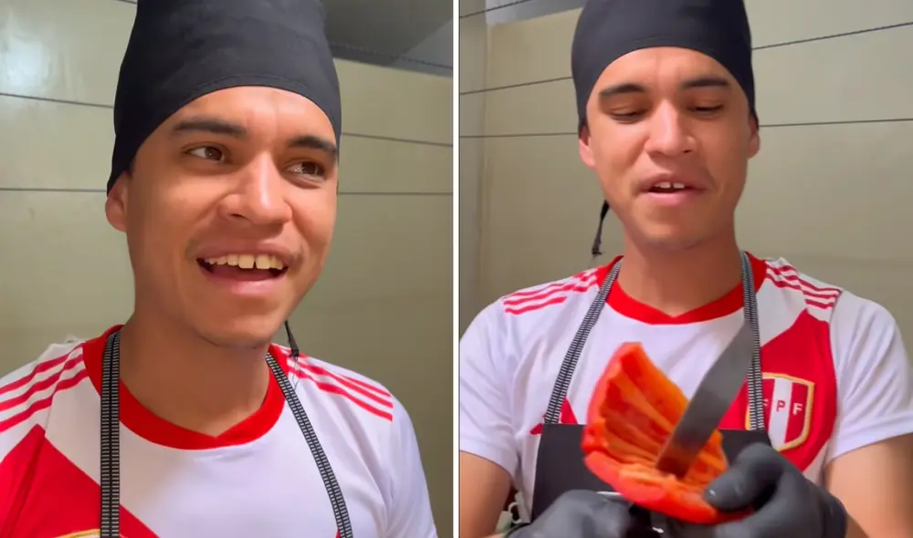 Venezolano que fue lavaplatos y hoy es cocinero conmueve al agradecer al Perú