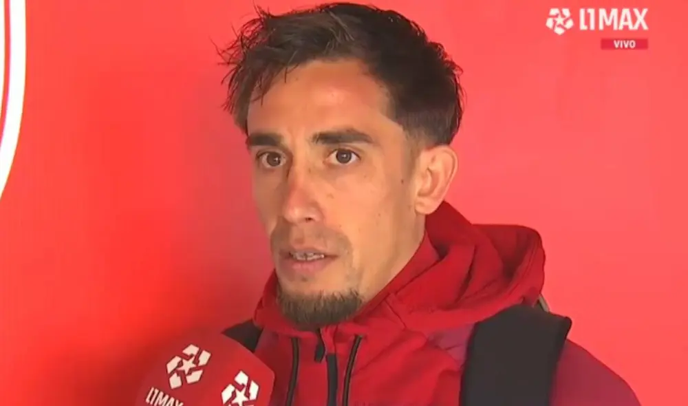 Martín Pérez Guedes fue titular en el Universitario vs Sport Huancayo. Foto: captura de L1 MAX Martín Pérez Guedes fue titular en el Universitario vs Sport Huancayo. Foto: captura de L1 MAX