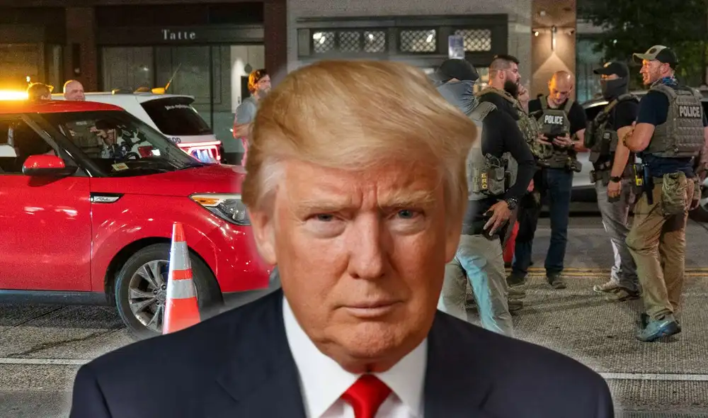 Operativo en Washington DC por órdenes de Donald Trump.