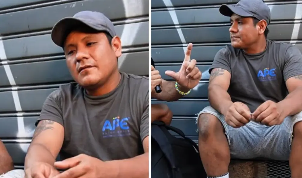 El peruano Edgar contó su experiencia y los planes a futuro que tenía para traer a su familia a Italia.