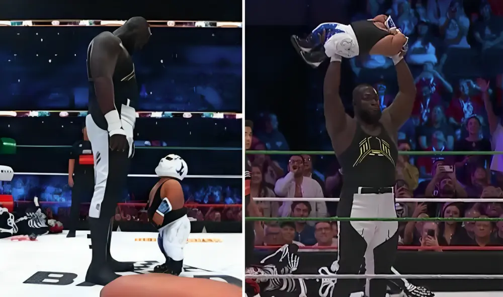 Omos y Microman fueron los grandes protagonistas en el evento de Triplemanía XXXIII.