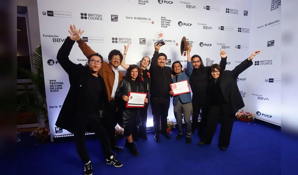 El equipo de la película peruana 'Runa Simi'. El equipo de la película peruana 'Runa Simi'.