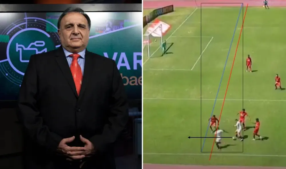 El exréferi Miguel Scime suele analizar jugadas polémicas de la Liga 1. Foto: composición LR/captura de Miguel Scime/YouTube