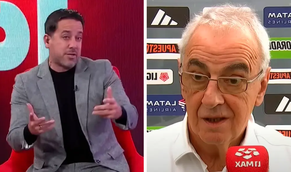 Óscar del Portal invitó a los jugadores que se quejen contra los dirigentes de la FPF. Foto: composición LR/captura de Fútbol en América/L1 Max