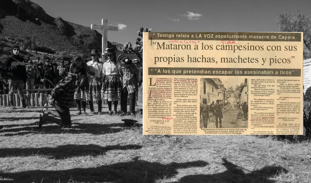 Dos procesados por la masacre Cayara buscan librarse de la justicia. Foto: composición LR