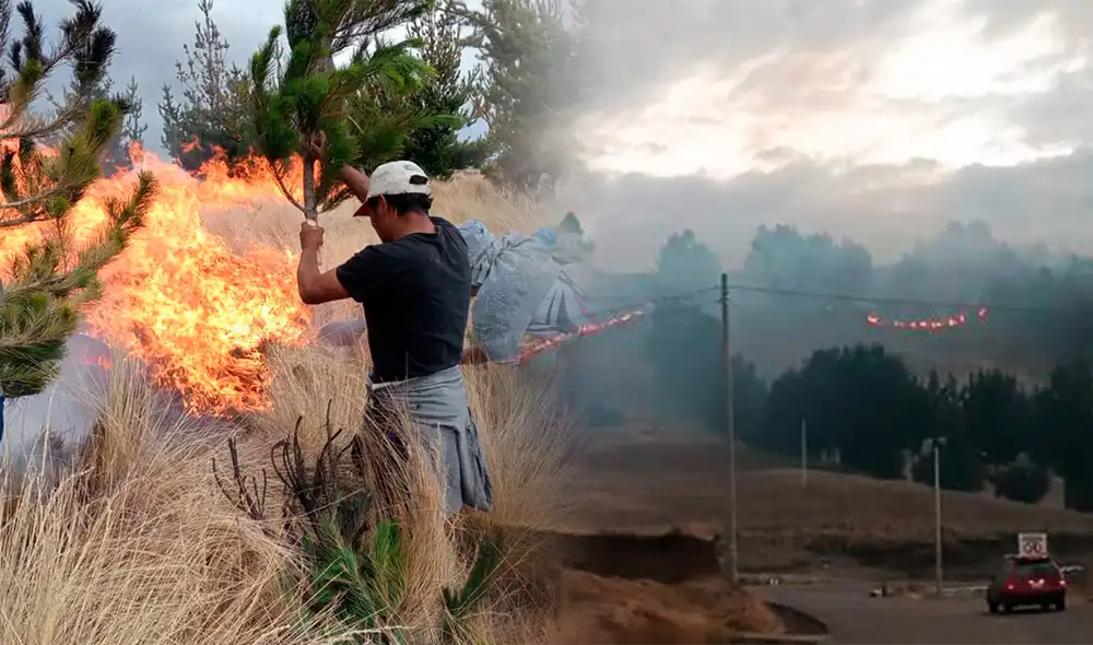 Incendios forestales en Ayacucho arrasan hectáreas en Chiara y Los Morochucos