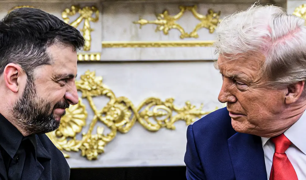 El encuentro estuvo marcado por la cordialidad entre Trump y Zelenski, lo que contrastó con la última vez que el ucraniano estuvo en la Oficina Oval. Foto: AFP. El encuentro estuvo marcado por la cordialidad entre Trump y Zelenski, lo que contrastó con la última vez que el ucraniano estuvo en la Oficina Oval. Foto: AFP.