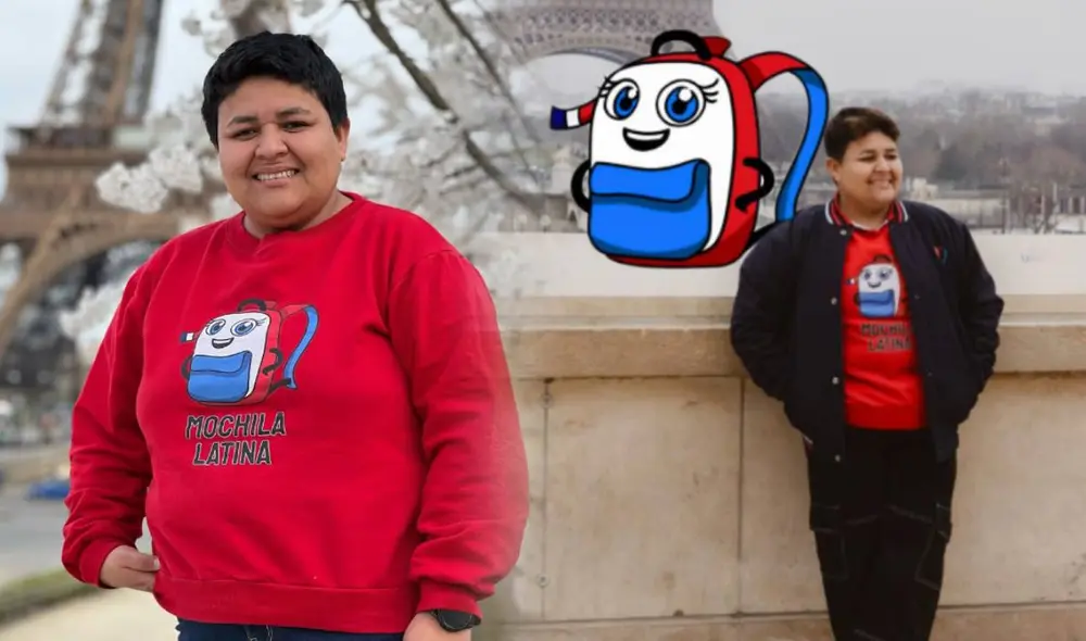 Leydi Salazar tuvo un inicio difícil en París, pero con el tiempo logró triunfar con su emprendimiento 'Mochila Latina'.