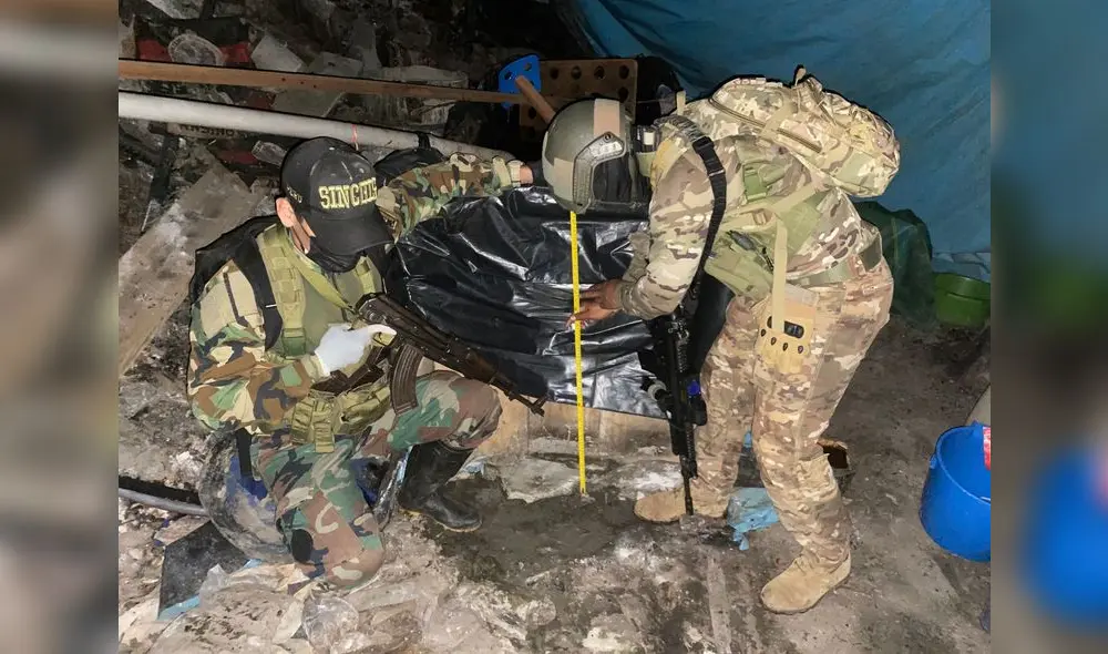 Otra operación militar-policial en el Vraem permitió destruir laboratorios y droga.