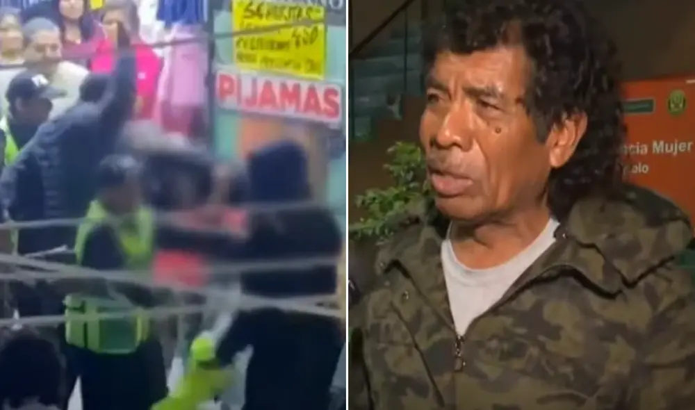 Cómicos ambulantes son agredidos durante show en Gamarra. Foto: Composición LR Cómicos ambulantes son agredidos durante show en Gamarra. Foto: Composición LR