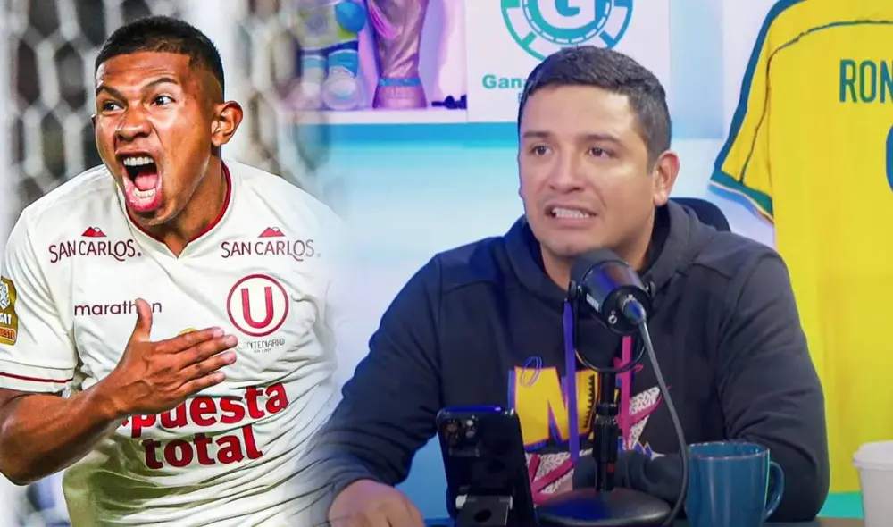 Reimond Manco cuestionó a Edison Flores por su bajo nivel en la 'U'. Foto: Lr/ESPN