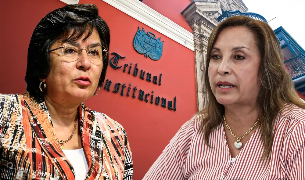 Expresidenta del Tribunal Constitucional critica fallo a favor de Boluarte. Foto: composición LR