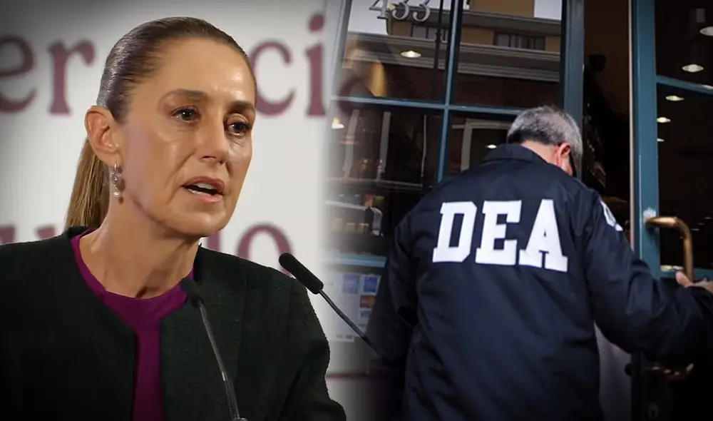 La presidenta de México negó cualquier vínculo con la DEA, pese a comunicado que confirmaba el trabajo en conjunto.