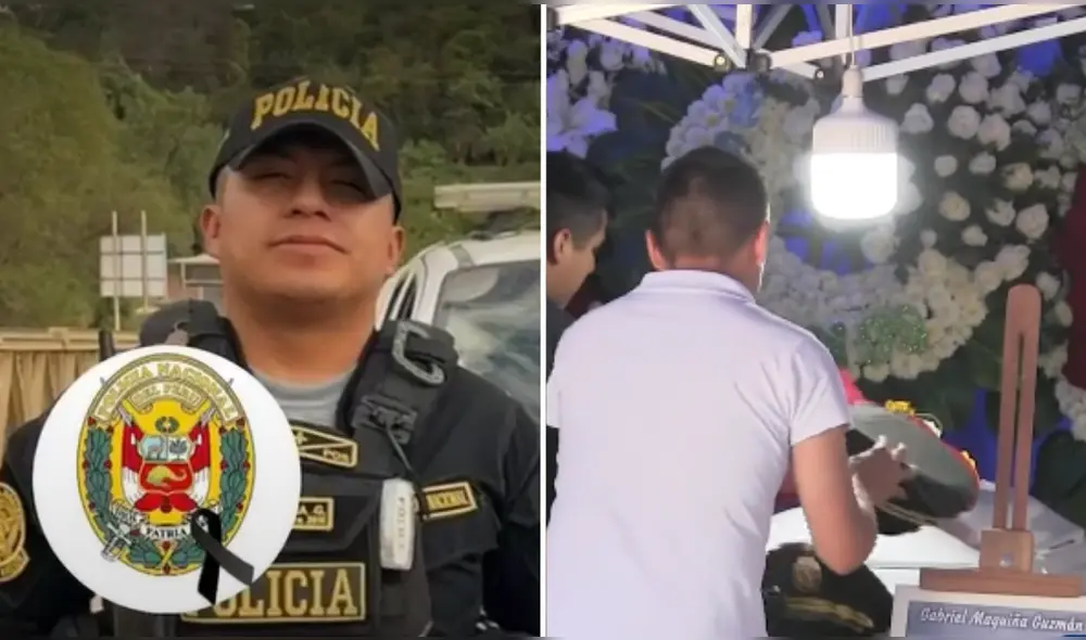 El cuerpo de Maguiña Guzmán fue velado por sus familiares. Foto: Composición LR