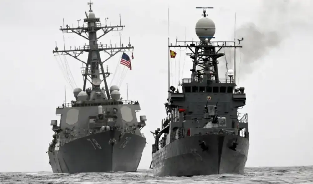 Este despliegue militar incluye un componente aéreo y anfibio, poniendo presión sobre el régimen de Maduro.