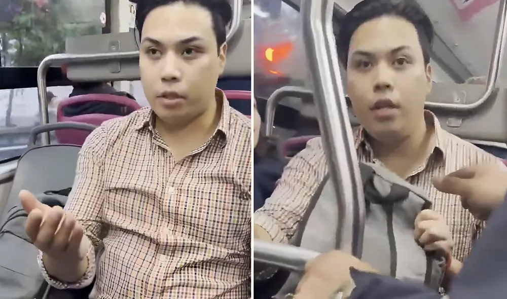 Video viral muestra a pasajero negándose a ceder asiento en Metrobús tras pagar doble pasaje.