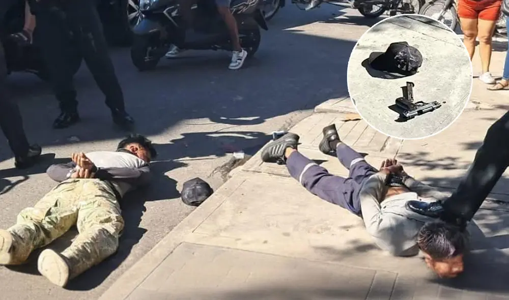 Sospechosos fueron detenidos ante de cometer nueva fechoría. Foto: composición LR.